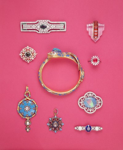 Mourning jewellery by English School